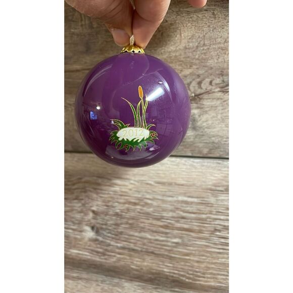 DILLARDS The Style Of Christmas Six Geese A Laying Glass Ornament 12 Days Xmas - Picture 6 of 16